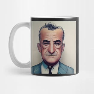 Lyndon B. Johnson | Comics Style Mug